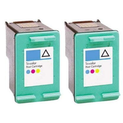 HP 93 Tri-Color (C9361WN) Remanufactured Ink Cartridge Twin Pack