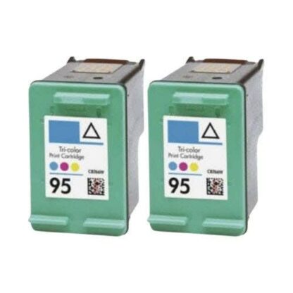 HP 95 Tri-Color (C8766WN) Remanufactured Ink Cartridge Twin Pack