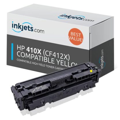 Compatible HP 410X Toner Cartridge Yellow High-Yield