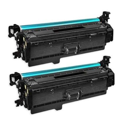 HP 201X / CF400X (Replaces 201A / CF400A) Black Compatible High-Yield Toner Cartridge Twin Pack