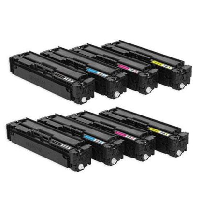 HP 201X (Replaces 201A) Compatible High-Yield Toner Cartridge 8-Pack