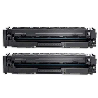 (No Chip) HP 206A (W2110A) Black Compatible Toner Cartridge Twin Pack