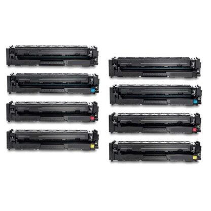 (No Chip) HP 206A Compatible Toner Cartridge 8-Pack