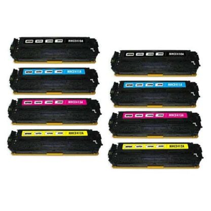 HP 305A Remanufactured Toner Cartridge 8-Pack