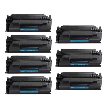 (With Chip) HP 58X (CF258X) Black Remanufactured High Yield Toner Cartridge 7-Pack