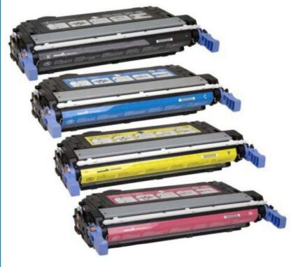 HP 643A Remanufactured Toner Cartridge 4-Piece Combo Pack