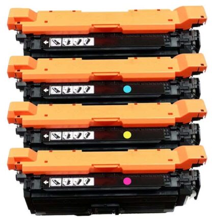 HP 646X & 646A Remanufactured Toner Cartridge 4-Piece Combo Pack