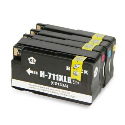 Remanufactured HP 711XL & 711 Ink Cartridge 4-Pack Combo - Image 2