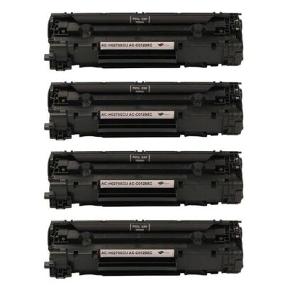 HP 78A (CE278A) Black Compatible Toner Cartridge 4-Pack