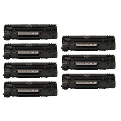 HP 78A (CE278A) Black Compatible Toner Cartridge 7-Pack