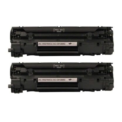 HP 78A (CE278A) Black Compatible Jumbo Toner Cartridge Twin Pack