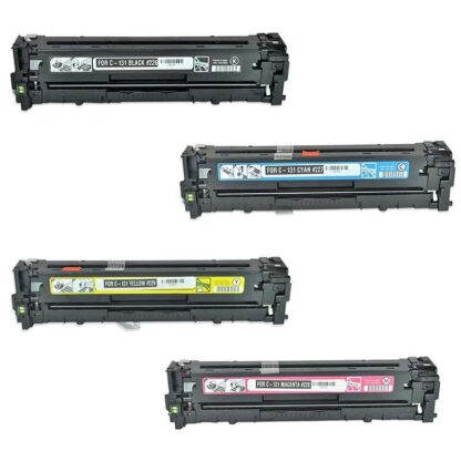 Compatible Canon 131 Toner Cartridge 4-Piece Combo Pack