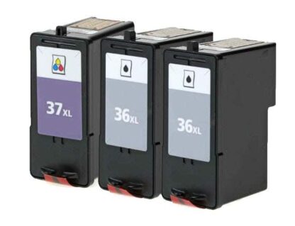 Remanufactured Lexmark 36XL & 37XL Ink Cartridge 3-Pack Combo - Image 2