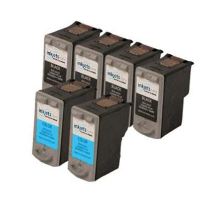 Remanufactured Canon PG-40 & CL-41 Ink Cartridge 6-Piece Combo Pack