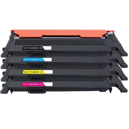 Samsung Xpress C430 / C480 (CLT-404S) Compatible Toner Cartridge 4-Piece Combo Pack