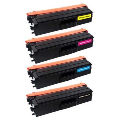 Compatible Brother TN433 Toner Cartridge High-Yield 4-Piece Combo Pack