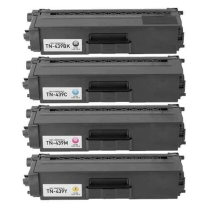 Brother TN439 Compatible Ultra High-Yield Toner Cartridge 4-Piece Combo Pack