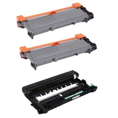 Compatible Brother TN660 & DR630 Toner Cartridge 3-Pack High-Yield